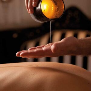 Candle massage Luxury Treatment aeonian spa Zakynthos & Lefkas